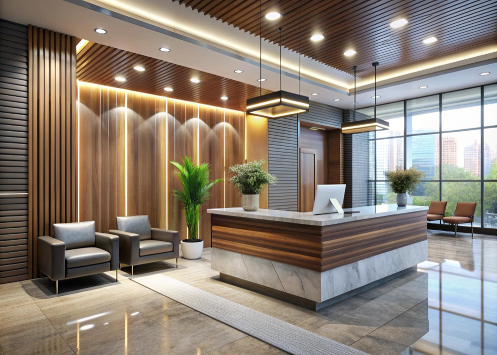 Meble recepcyjne detale